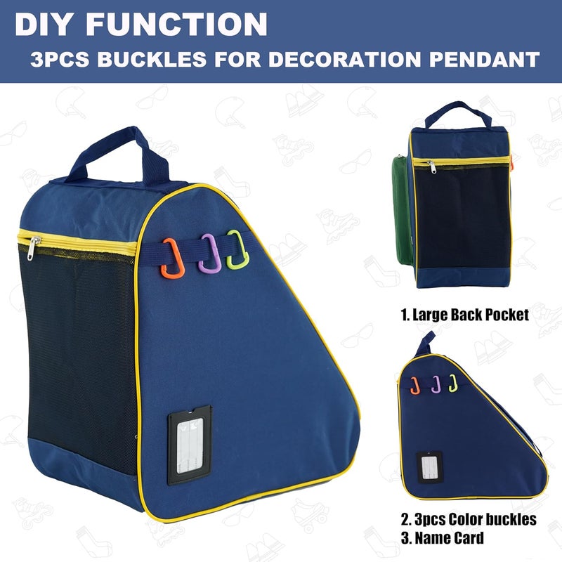 HEXIFUL Skate Bag for Ice, Inline, Roller & Quad Skates - Kids & Adults - Image 5